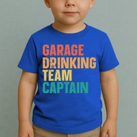 Garage Drinking Team Captain Toddler T-Shirt