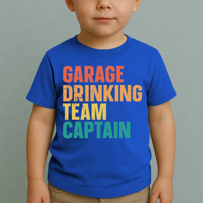 Garage Drinking Team Captain Toddler T-Shirt