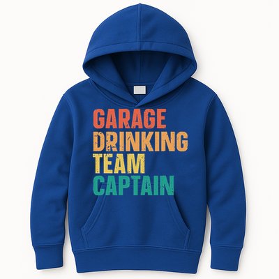 Garage Drinking Team Captain Kids Hoodie