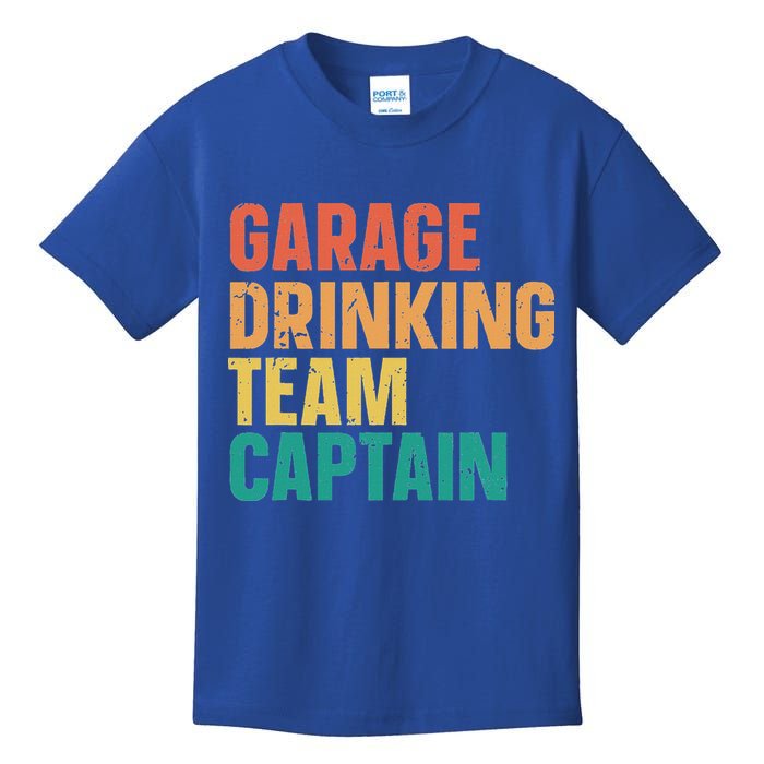 Garage Drinking Team Captain Kids T-Shirt