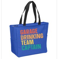 Garage Drinking Team Captain Zip Tote Bag