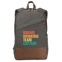 Garage Drinking Team Captain Cotton Canvas Backpack