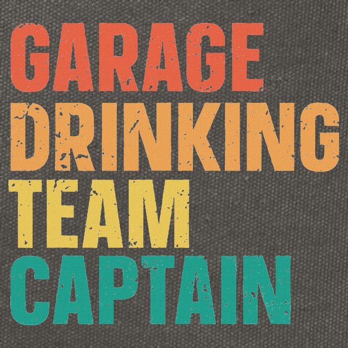 Garage Drinking Team Captain Cotton Canvas Backpack