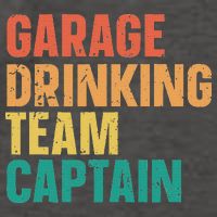 Garage Drinking Team Captain Vector Backpack