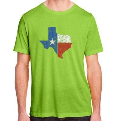 Grunge Distressed Texas Logo Adult ChromaSoft Performance T-Shirt