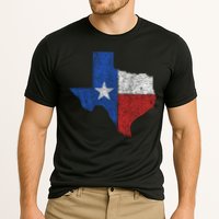 Grunge Distressed Texas Logo Cooling Performance Crew T-Shirt