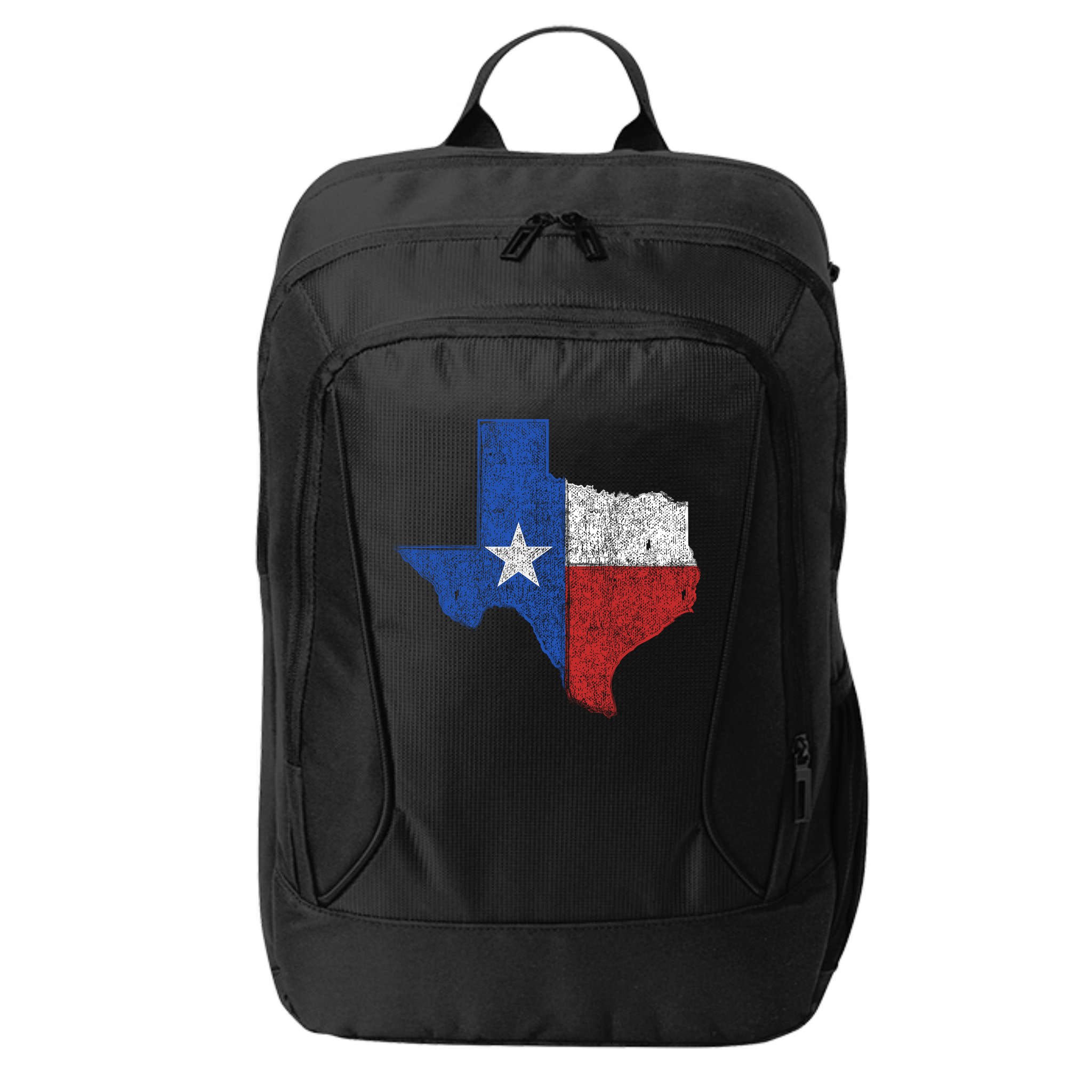 Grunge Distressed Texas Logo City Backpack