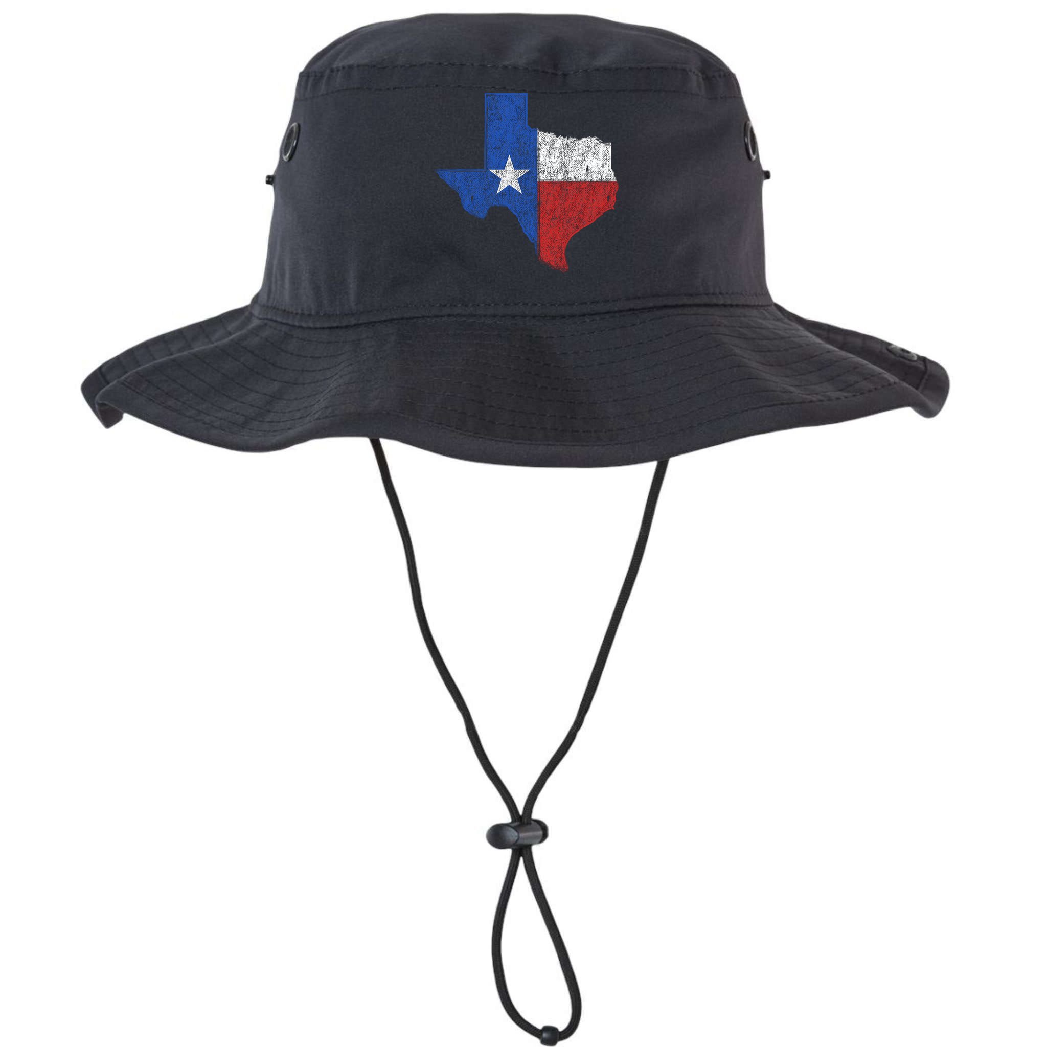 Grunge Distressed Texas Logo Bucket Hat