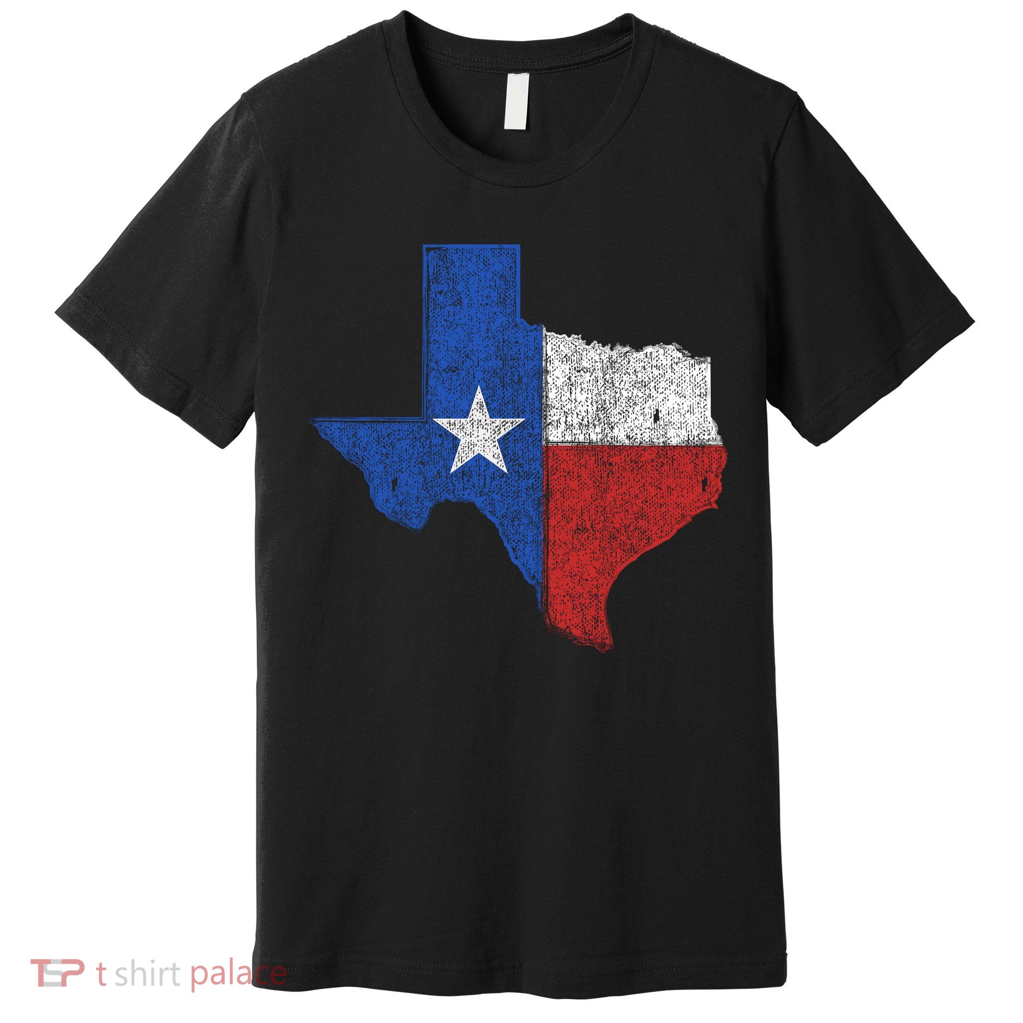 Grunge Distressed Texas Logo Premium T-Shirt