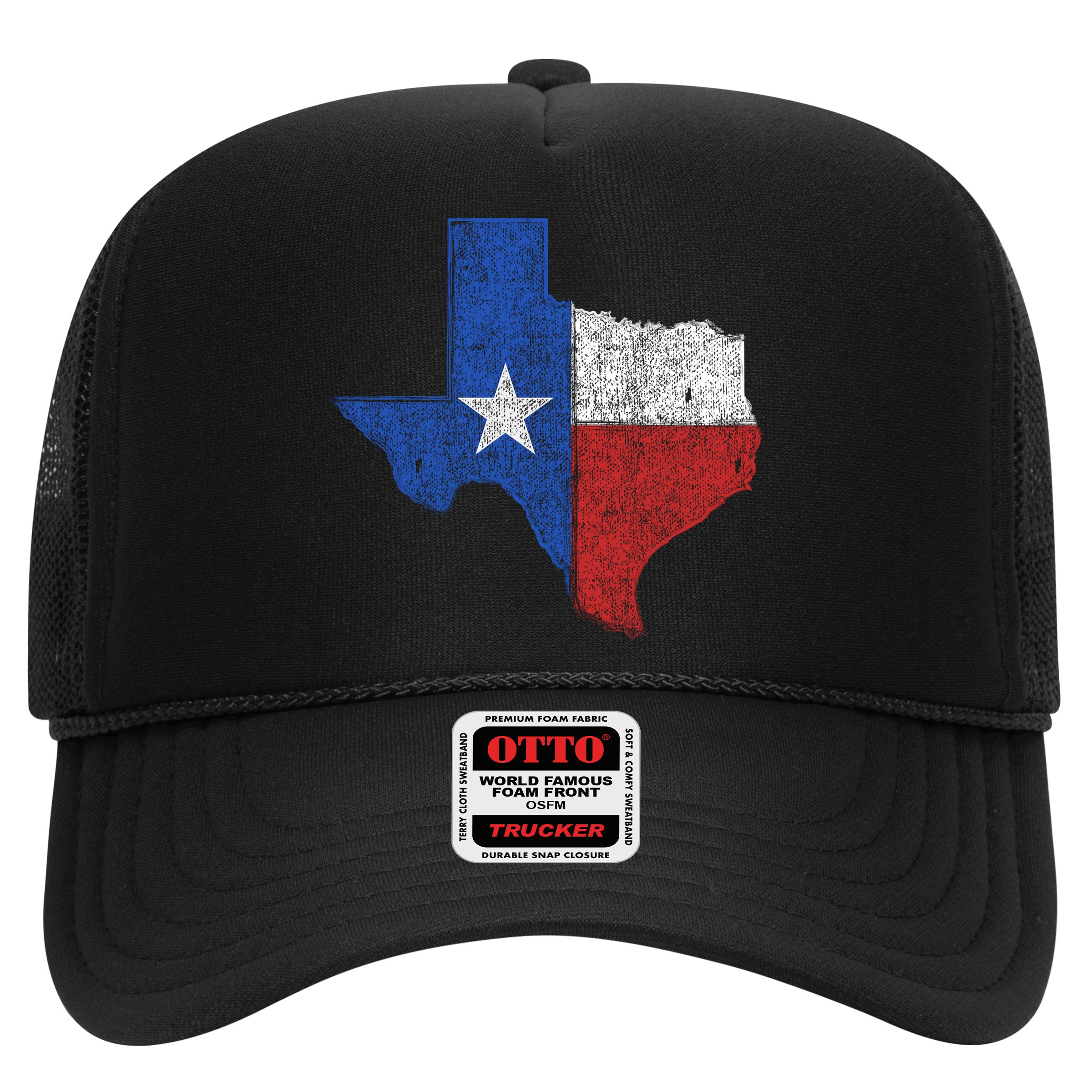 Grunge Distressed Texas Logo Hat