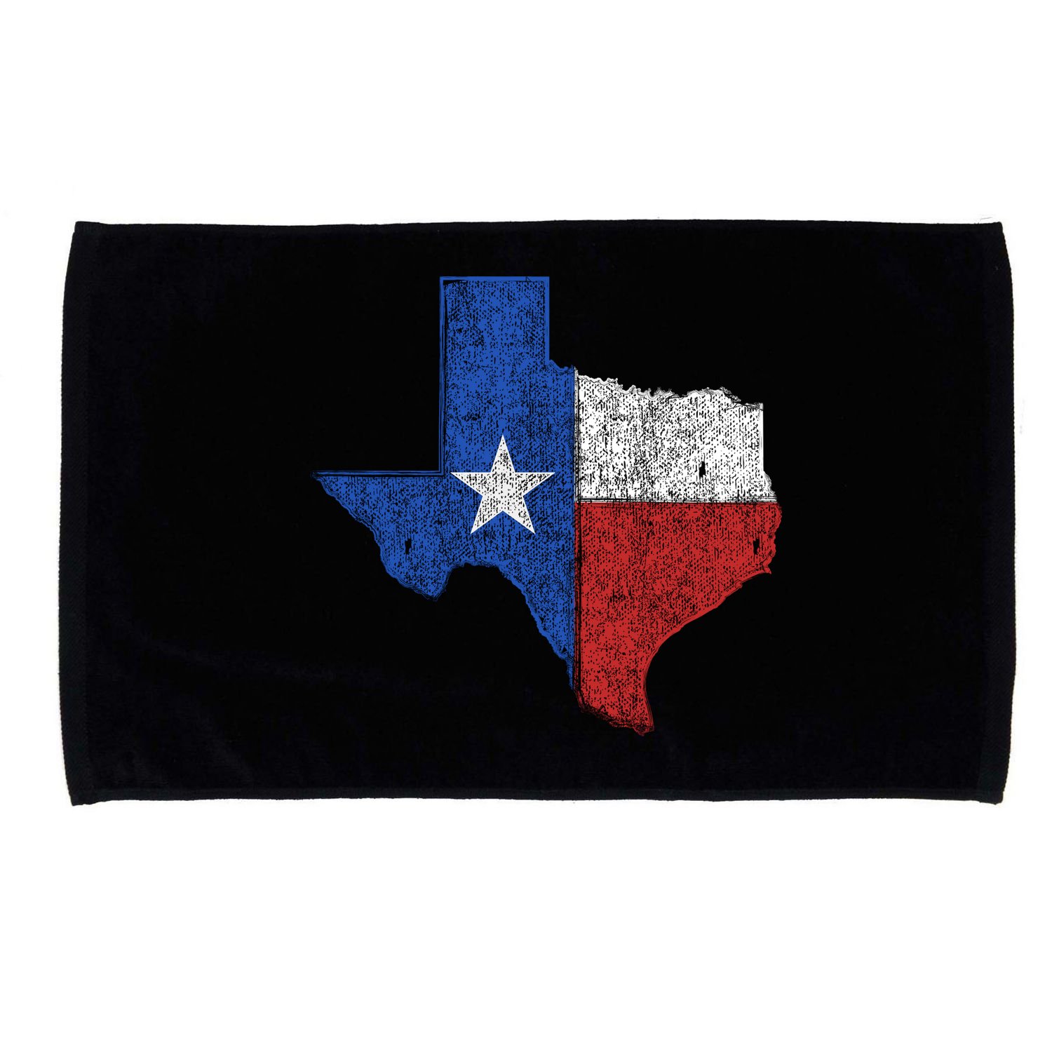 Grunge Distressed Texas Logo Microfiber Hand Towel