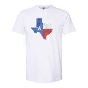 Grunge Distressed Texas Logo Softstyle CVC T-Shirt