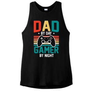 Gamer Dad T Design Ladies PosiCharge Tri-Blend Wicking Tank