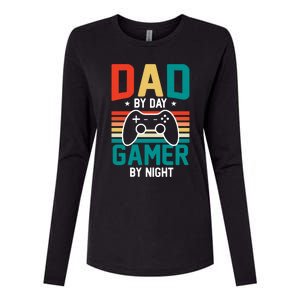 Gamer Dad T Design Womens Cotton Relaxed Long Sleeve T-Shirt