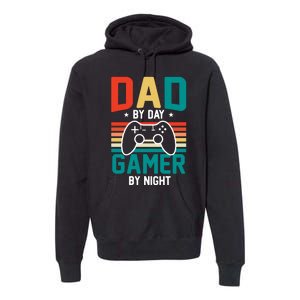 Gamer Dad T Design Premium Hoodie