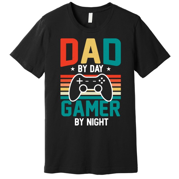 Gamer Dad T Design Premium T-Shirt