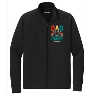 Gamer Dad T Design Stretch Full-Zip Cadet Jacket