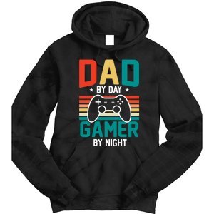 Gamer Dad T Design Tie Dye Hoodie