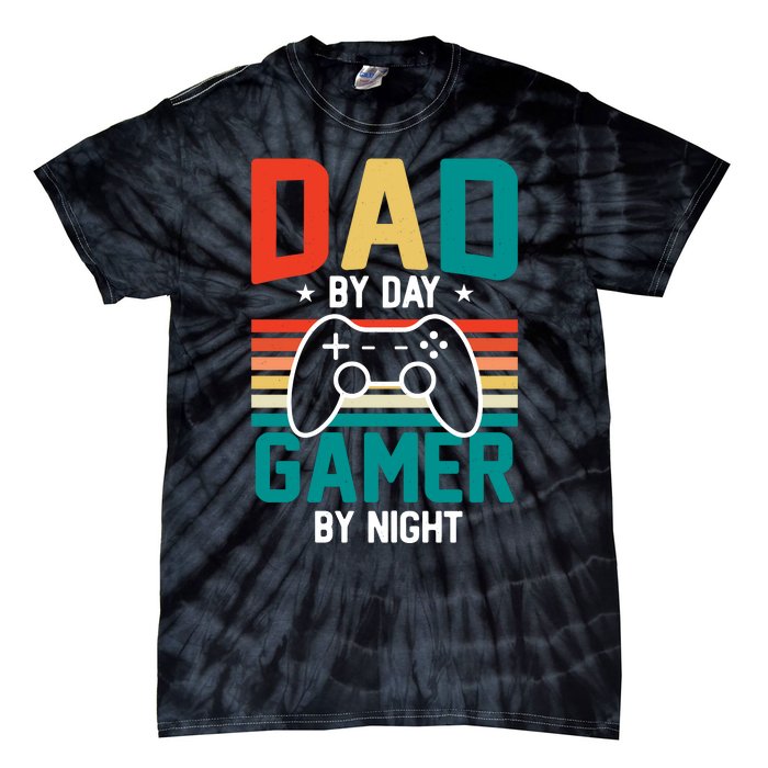 Gamer Dad T Design Tie-Dye T-Shirt