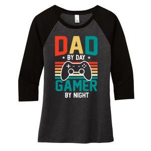 Gamer Dad T Design Women's Tri-Blend 3/4-Sleeve Raglan Shirt