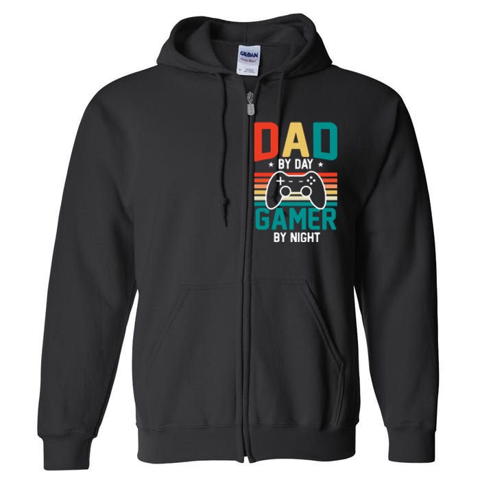 Gamer Dad T Design Full Zip Hoodie