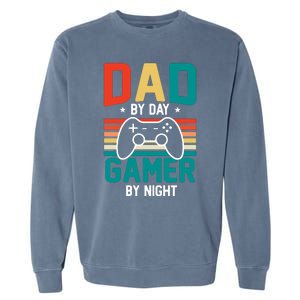 Gamer Dad T Design Garment-Dyed Sweatshirt