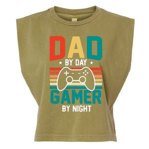 Gamer Dad T Design Garment-Dyed Women's Muscle Tee