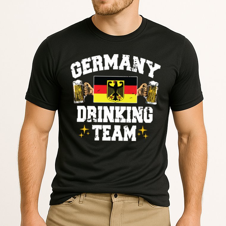 Germany Drinking Team Germany Beer Festivals Oktoberfest Cooling Performance Crew T-Shirt