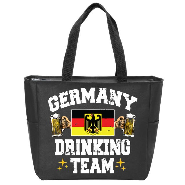 Germany Drinking Team Germany Beer Festivals Oktoberfest Zip Tote Bag