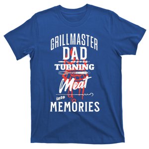 Grillmaster Dad Turning Meat Into Memories T-Shirt