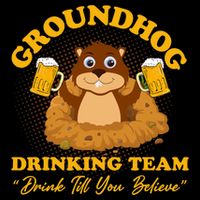 Groundhog Drinking Team Drink Till You Believe Groundhog Day Backpack