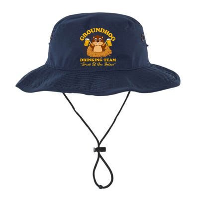 Groundhog Drinking Team Drink Till You Believe Groundhog Day Bucket Hat