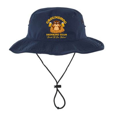 Groundhog Drinking Team Drink Till You Believe Groundhog Day Legacy Cool Fit Booney Bucket Hat