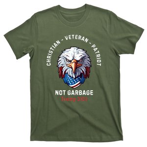 Garbage Donald Trump Maga Republican Veteran Christian Patriot T-Shirt