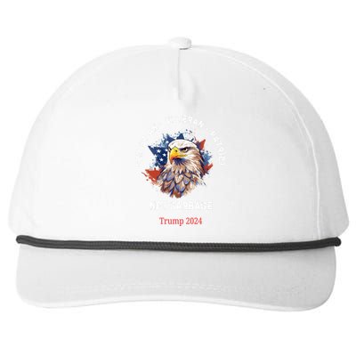 Garbage Donald Trump Maga Republican Veteran Christian Patriot Snapback Five-Panel Rope Hat