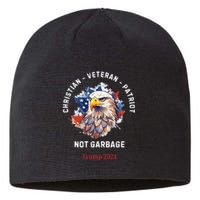 Garbage Donald Trump Maga Republican Veteran Christian Patriot Sustainable Beanie