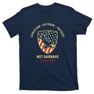 Garbage Donald Trump Maga Republican Veteran Christian Patriot T-Shirt