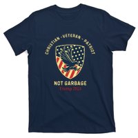 Garbage Donald Trump Maga Republican Veteran Christian Patriot T-Shirt