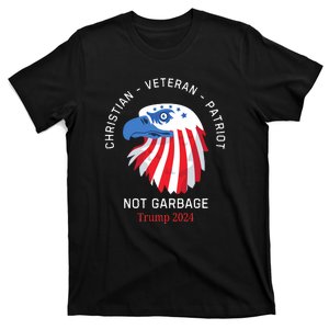 Garbage Donald Trump Maga Republican Veteran Christian Patriot T-Shirt