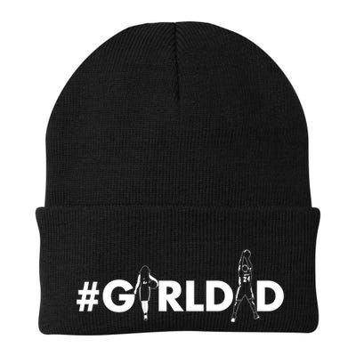 Girl Dad Tribute Dunking Tribute Girldad Father Of Daughters Beanie