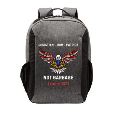 Garbage Donald Trump Maga Republican Mom Christian Patriot Vector Backpack