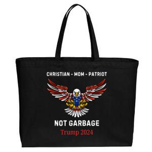 Garbage Donald Trump Maga Republican Mom Christian Patriot Cotton Canvas Jumbo Tote