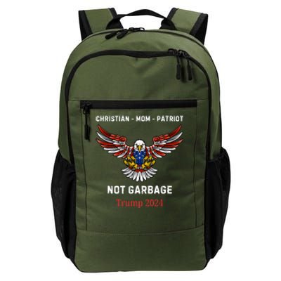 Garbage Donald Trump Maga Republican Mom Christian Patriot Daily Commute Backpack