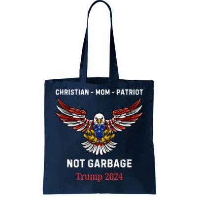 Garbage Donald Trump Maga Republican Mom Christian Patriot Tote Bag