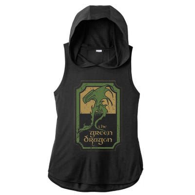 Green Dragon Tavern Ladies PosiCharge Tri-Blend Wicking Draft Hoodie Tank