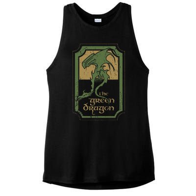 Green Dragon Tavern Ladies PosiCharge Tri-Blend Wicking Tank