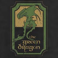 Green Dragon Tavern 7 Panel Mesh Trucker Snapback Hat