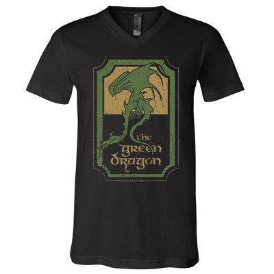 Green Dragon Tavern V-Neck T-Shirt