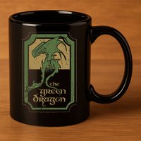 Green Dragon Tavern 11oz C Handle Ceramic Mug