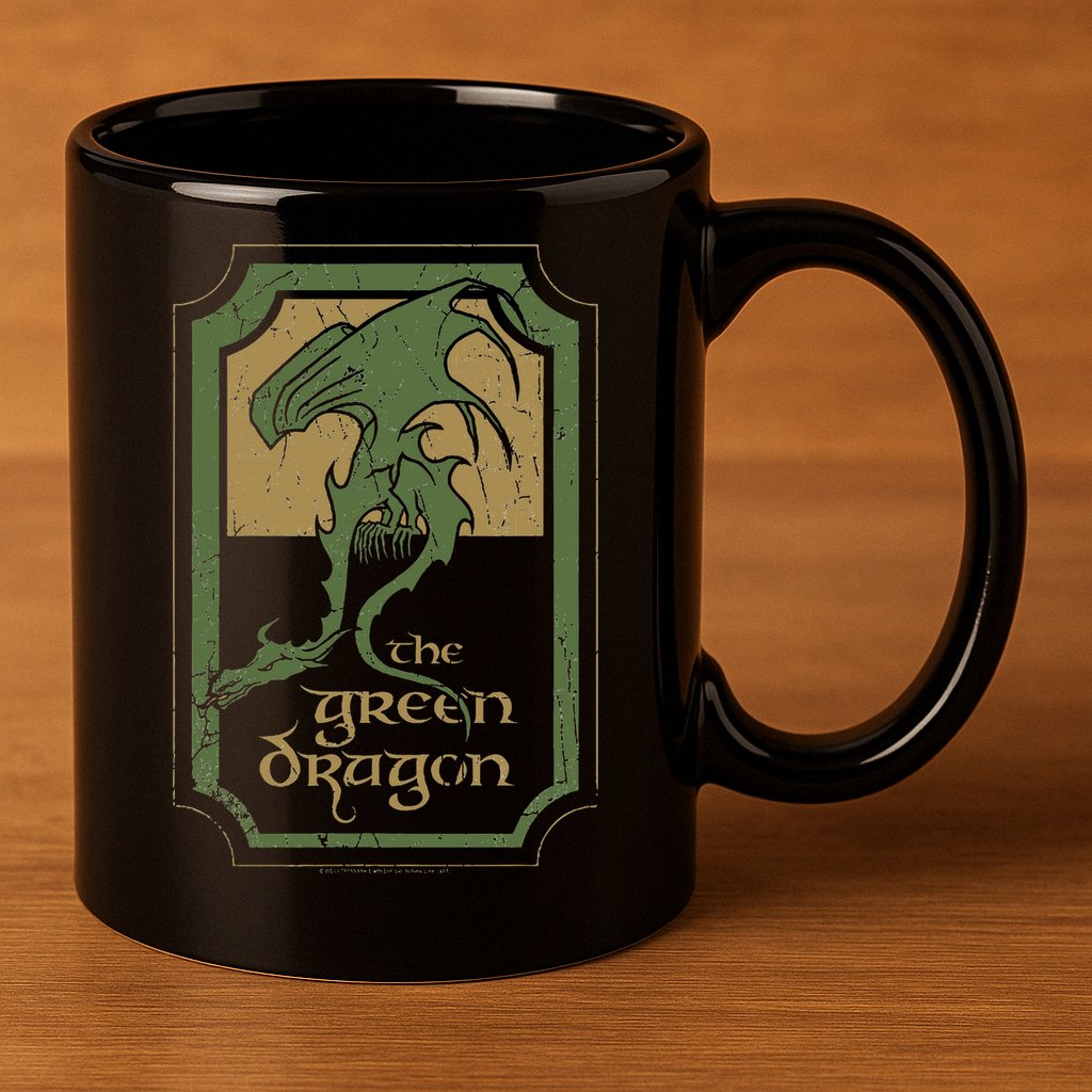 Green Dragon Tavern 11oz C Handle Ceramic Mug